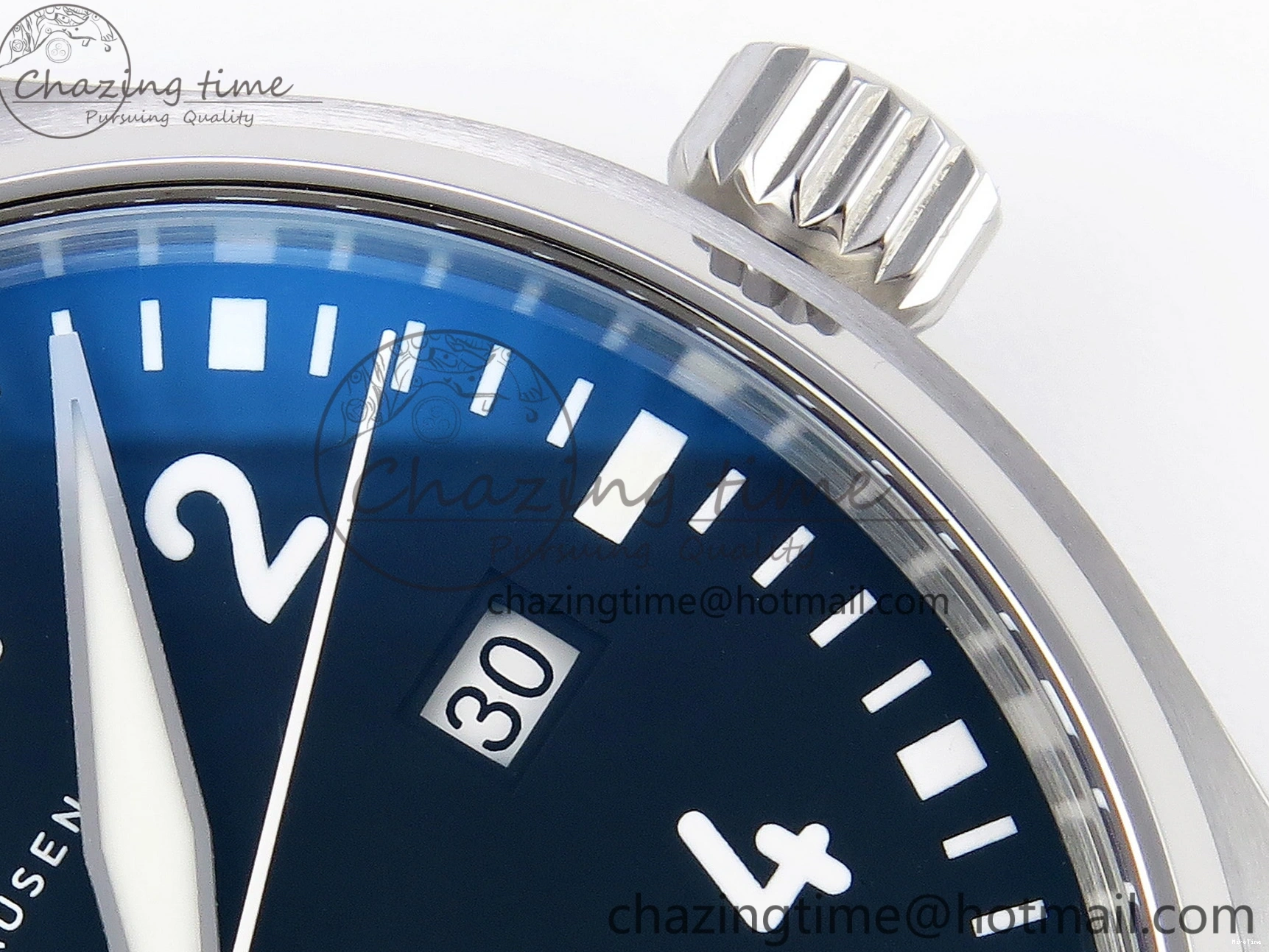 MIROTIME 0329 Pilot Mark XX IW328201 ZF 1:1 Best Edition Black Dial on Black Leather Strap A Affordable 7028